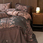 Luxury Floral Cotton Double Gauze Bedding Set(4PCS) - image 7