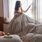 Floral & Bow Cotton Double Gauze Bedding Set(4PCS) - image 5