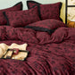 Artistic Floral Cotton Double Gauze Bedding(4PCS) - image 17