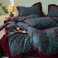 Artistic Floral Cotton Double Gauze Bedding(4PCS) - image 3