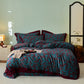 Artistic Floral Cotton Double Gauze Bedding(4PCS) - image 1