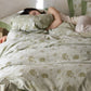 Refresh Leaf Cotton Double Gauze Bedding Set(4PCS) - image 9