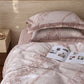 Vintage Pink Cotton Double Gauze Bedding(4PCS) - image 3