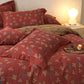 Country Style Floral Cotton Double Gauze Bedding(4PCS) - image 12