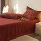 Country Style Floral Cotton Double Gauze Bedding(4PCS) - image 11