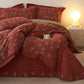Country Style Floral Cotton Double Gauze Bedding(4PCS) - image 14