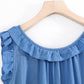 Ownkoti Plus Size Minimalist Cotton Ruffle Sleeveless Nightgown - image 20