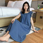 Ownkoti Plus Size Minimalist Cotton Ruffle Sleeveless Nightgown - image 23