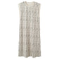 Artistic Line-inspired Cotton Sleeveless Nightgown - image 8