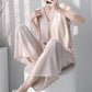 Solid Color Tank & Pants Pajama Set - image 2