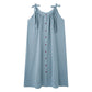 Blue Polka Dot Camisole Nightgown - image 10
