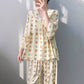 Rustic Floral & Bow Lace Trim Pajamas - image 2