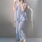Solid Color Tank & Pants Pajama Set - image 8