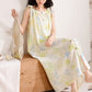 Country-Style Floral & Leaf Camisole Nightgown - image 6