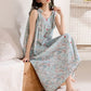 Blue Artistic Wave Camisole Nightgown - image 3