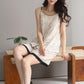 Elegant Leaf Sleeveless Pajama Set - image 1