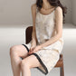 Elegant Leaf Sleeveless Pajama Set - image 5