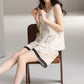 Elegant Leaf Sleeveless Pajama Set - image 4