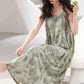 Artistic Green Leaf Camisole Nightgown - image 3