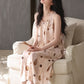 Artistic Round Print Sleeveless Cami Nightgown - image 1