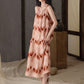 Artistic Ripple Print Sleeveless Cami Nightgown - image 4