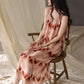Artistic Ripple Print Sleeveless Cami Nightgown - image 3