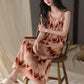 Artistic Ripple Print Sleeveless Cami Nightgown - image 2