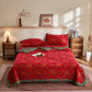 Cotton Gauze Vintage Horse Jacquard Quilt - image 1