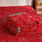 Cotton Gauze Vintage Horse Jacquard Quilt - image 7