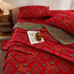 Cotton Gauze Vintage Horse Jacquard Quilt - image 6