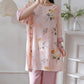 Butterfly & Floral Eastern-Inspired Loungewear Set - image 3
