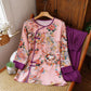 Floral & Cat Eastern-Inspired Loungewear Set - image 6