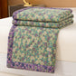 Crabapple Blossom-Inspired Cotton Linen Quilt - image 5