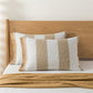 Plaid Stripe Cotton Button Pillowcases(2PCS) - Beige - 52cm x 76cm - image 2
