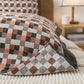 Grid Button Pure Cotton Pillowcases (2PCS) - image 1