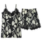 Abstract Floral Cotton Cami & Shorts Pajamas - image 9