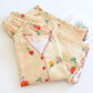 Pomegranate Print Cotton V-Neck Pajama Set(3PCS) - image 1