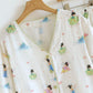 Vintage Oriental Princess Inspired Cotton Pajamas(3PCS) - image 3