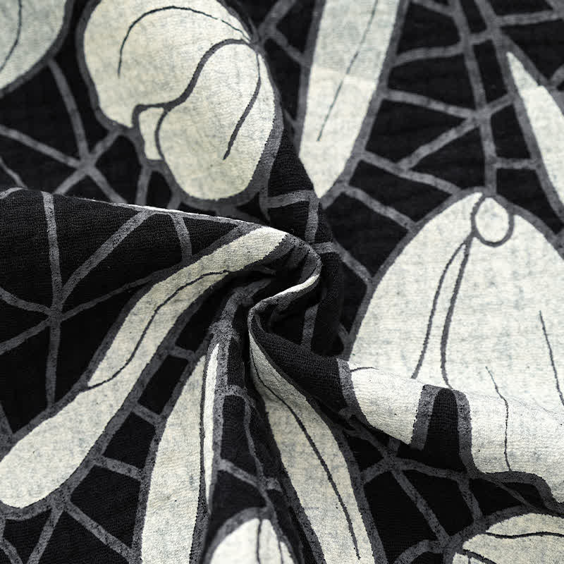 Abstract Floral Cotton Cami & Shorts Pajamas - image 8