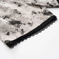 Black Floral Cotton Cami & Shorts Pajamas - image 7