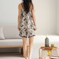 Black Floral Cotton Cami & Shorts Pajamas - image 5