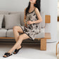 Black Floral Cotton Cami & Shorts Pajamas - image 1