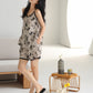 Black Floral Cotton Cami & Shorts Pajamas - image 3