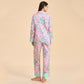 Artistic Blue Floral Pajama Set - image 5