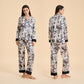 Vintage Vine & Floral Pajama Set - image 1