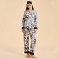 Vintage Vine & Floral Pajama Set - image 2