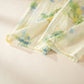 Floral Ruffled Cotton Gauze Pajama Set - image 11