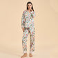 Tropical Style Floral Pajama Set - image 3