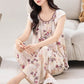Peach Blossom Button Front Loungewear Set - image 3