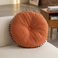 Round Hand-Sewn Button Throw Pillow - Orange - 40cm x 40cm - image 3